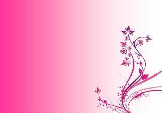 Pink background floral design side 2 - floral free wallpaper