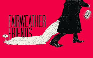 Man woman walking away poster - billie waters free wallpaper