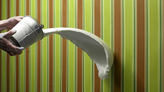 Pouring milk paper towel holder - a hyperrealistic painting free wallpaper