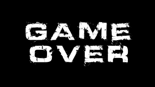 Game over black white grunge - video game free wallpaper