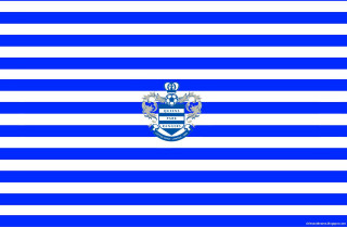 Blue white striped background crest - the bottom of the image free wallpaper for desktop