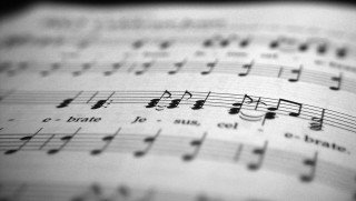 Music sheet black white notes - a sheet of music free wallpaper