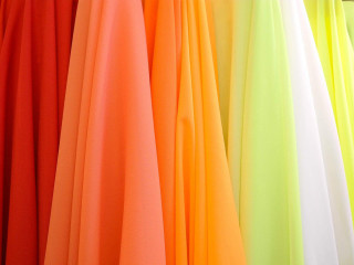 Colorful dresses hanging wall store - fluorescent free wallpaper for desktop