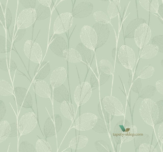 Green wallpaper white leaves background - a green wallpaper free wallpaper