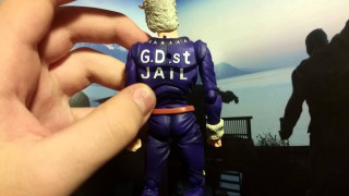 Hand toy figure purple suit - 3 d model free wallpaper