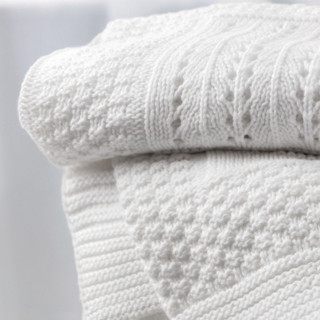 White blanket folded bed white - a cross stitch free wallpaper for tablet