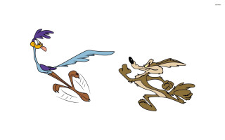 Cartoon character running x4 - andries both free wallpaper for desktop