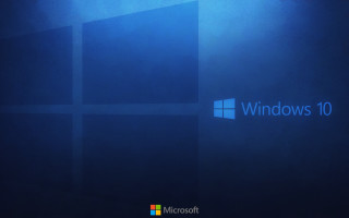 Blue wall windows10 logo background 2 - a blue wall free wallpaper for desktop