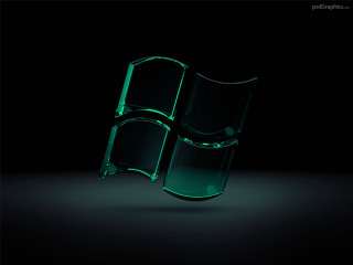 Green glass object dark room - the dark room free wallpaper for desktop