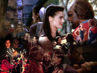 Costume collage man suit woman - renaissance free wallpaper for desktop