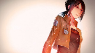 Woman brown jacket ponytail anime - a brown shirt free wallpaper