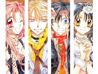 Anime characters colored hair different 2 - colored free wallpaper