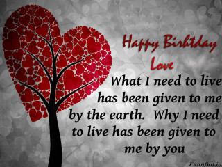 Heart shaped tree birthday poem - the earth free wallpaper