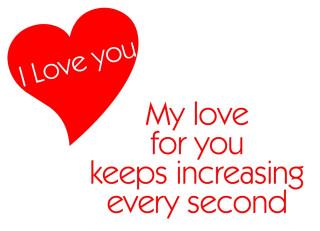 Red heart love message cross - constant free wallpaper for desktop