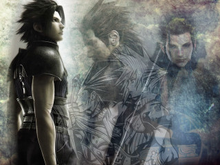Couple people standing painting man - final fantasy free wallpaper
