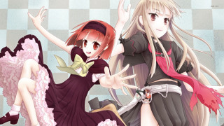 Anime girls long hair dress 3 - long hair and a dress free wallpaper