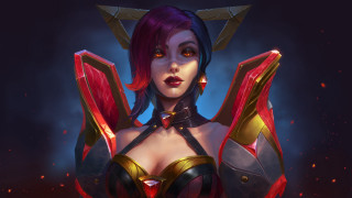 Red haired woman helmet sword - her head and a sword free wallpaper for desktop