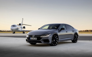 Grey car jet airplane runway - a runway free wallpaper