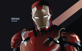 Ironman glowing helmet robot digital - digital art free wallpaper