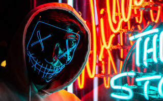 Neon mask cyberpunk cedric seaut - cedric seaut keos masons free wallpaper