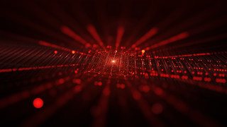 Red light room raytraced redshift - a red light in the middle free wallpaper