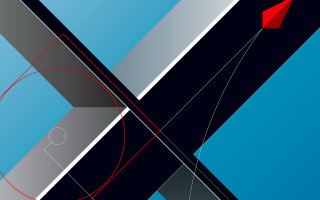 Blue black red circle cross - el lissitzky free wallpaper