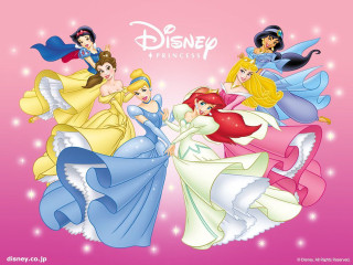 Disney princesses circle group image - a circle free wallpaper for desktop