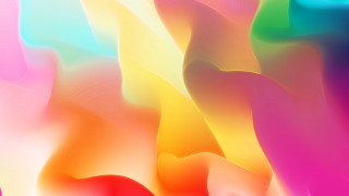 Colorful liquid paint rainbow black - liquid free wallpaper