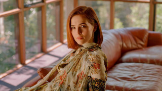 Woman red hair couch portrait - constance gordoncumming free wallpaper