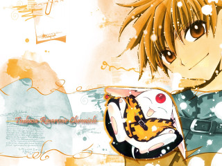 Anime character hat backpack watercolor - plasticien free wallpaper