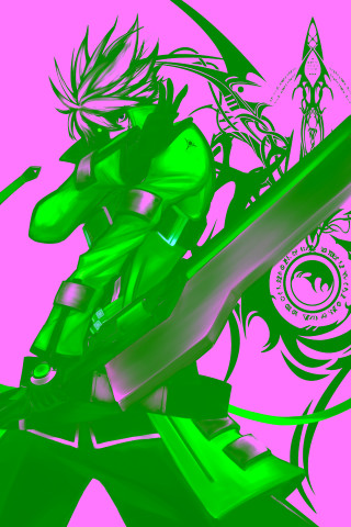 Cartoon character sword demon shoulder - sharp free wallpaper for mobile