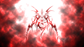 Red black demon demonic face - demonish free wallpaper