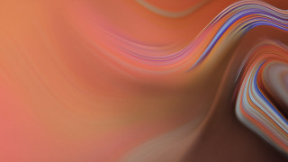 Blurry wavy pattern red pink - professional digital art free wallpaper