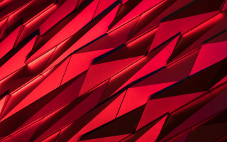 Red wall triangles pattern redlight - anish kapoor free wallpaper for desktop