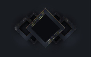 Black gold geometric city night - the bottom of it free wallpaper