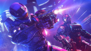 Sci fi suits futuristic neon - a futuristic city free wallpaper