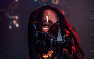 Woman gun redlight cyberpunk androidjones - cyberpunk style free wallpaper