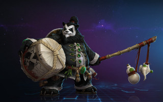 Panda drum bag purple stars - emperor huizong of song free wallpaper for desktop