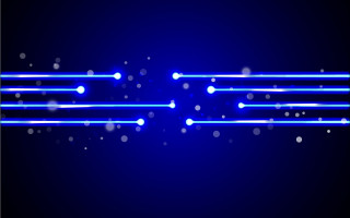 Blue lines dots hologram night - line and dots free wallpaper