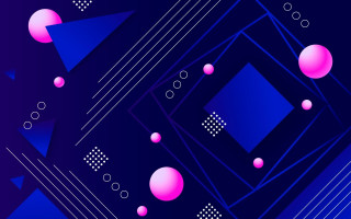 Abstract circles squares geometric colorful - geometric abstract art free wallpaper for desktop