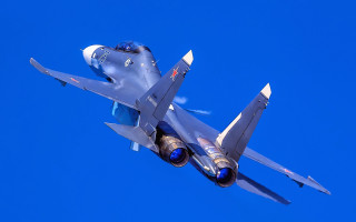 Fighter jet blue sky smoke 7 - a fighter free wallpaper