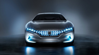 Car blue lights hood headlights - hood free wallpaper for desktop