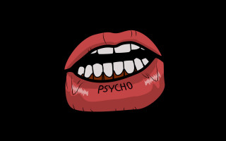 Red lips psychic tattoo sticker - chinwe chukwuogoroy free wallpaper for desktop