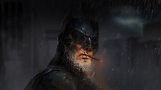 Bearded man batman mask cigarette - a batman mask free wallpaper