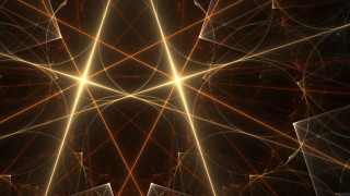 Star structure abstract illusionism raytraced - sacred free wallpaper
