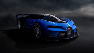 Blue bugatti dark cloud digital - 4k uhd image free wallpaper