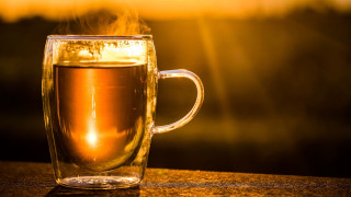 Tea cup sunset goldenhour blur - the background and a blurry background free wallpaper
