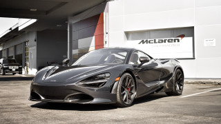 Black sports car parking lot 21 - 4k uhd image free wallpaper