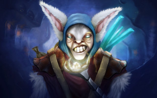 Blue hoodie glow animal ears - a blue hat free wallpaper for desktop