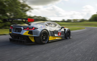 Racecar road trees clouds redlight - a race car free wallpaper